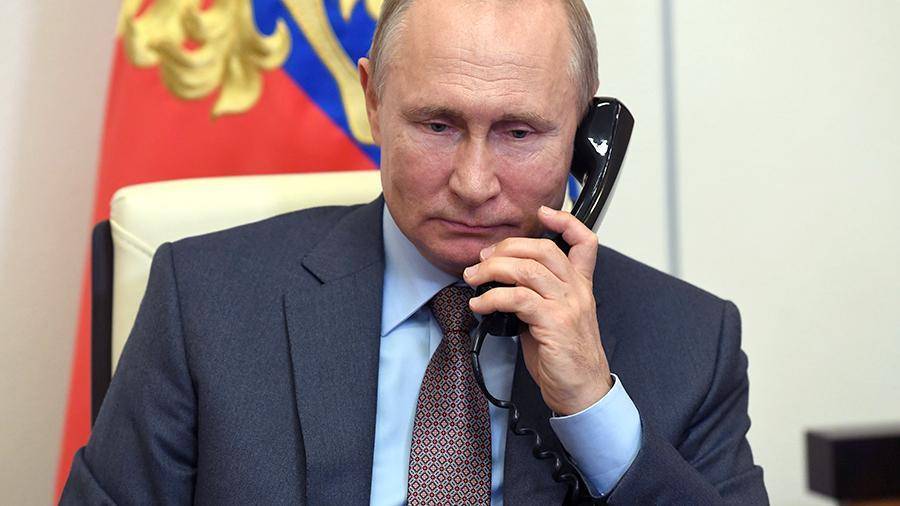 Путин провел телефонный разговор с королем Иордании