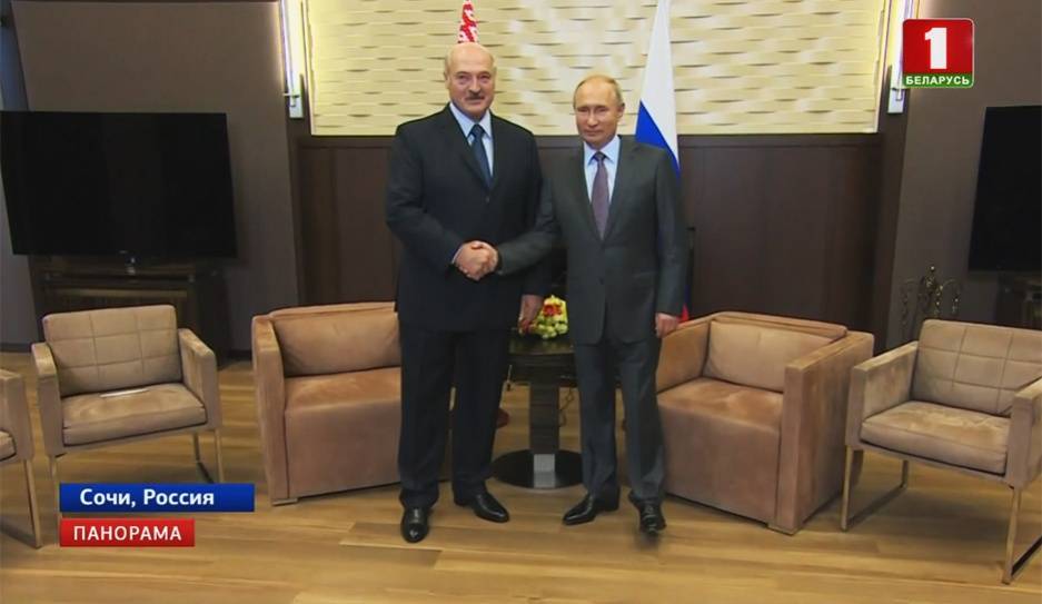 В резиденции Бочаров Ручей состоялась встреча Александра Лукашенко и Владимира Путина