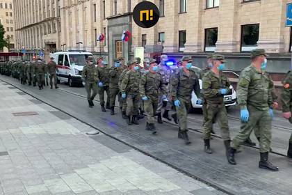 В Москве началась первая репетиция парада Победы