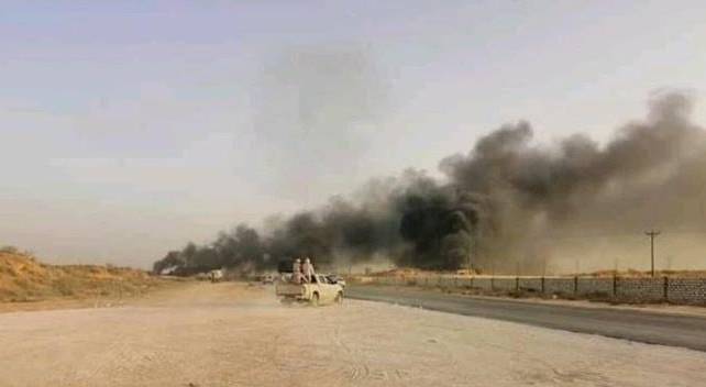 В Ливии сожгли военный караван ЧВК Вагнера
