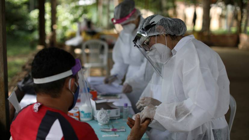 В Бразилии число выявленных случаев коронавируса достигло 526 447