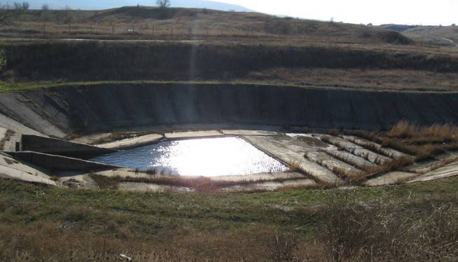 В крымских водохранилищах скопилось на 110 млн кубометров меньше воды, чем в прошлом году