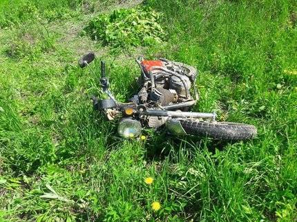 В Башкирии разбился 19-летний мотоциклист без прав