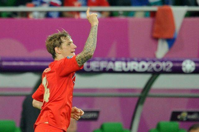 Гол Павлюченко на Евро-2012 признан лучшим в истории сборной России на ЧЕ