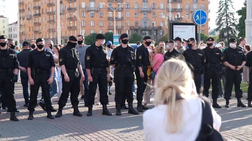 В Белоруссии задержаны около 80 участников несанкционированных акций