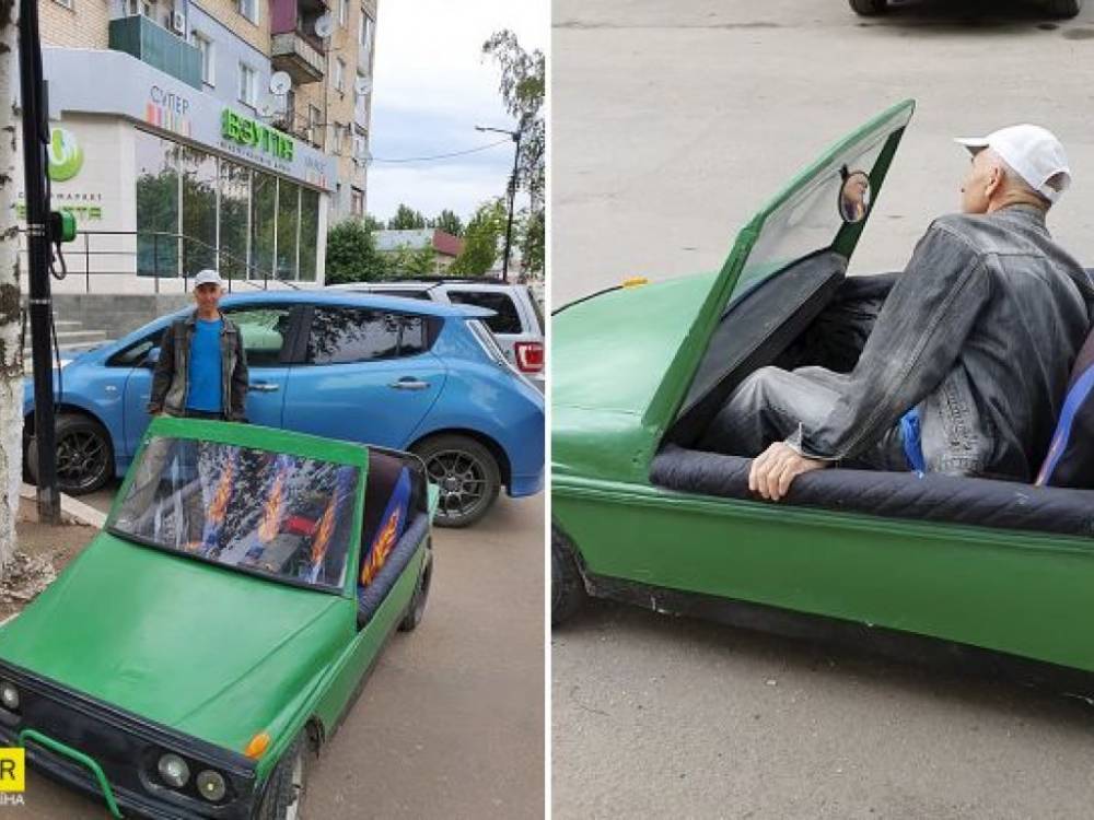 Житель Николаевской области своими руками собрал электромобиль