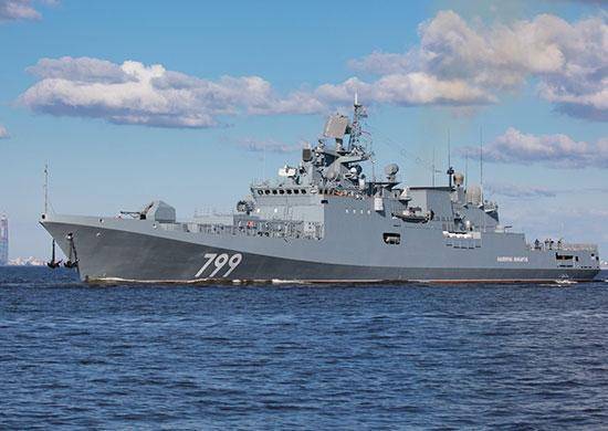 Фрегат «Адмирал Макаров» ушел в Средиземное море