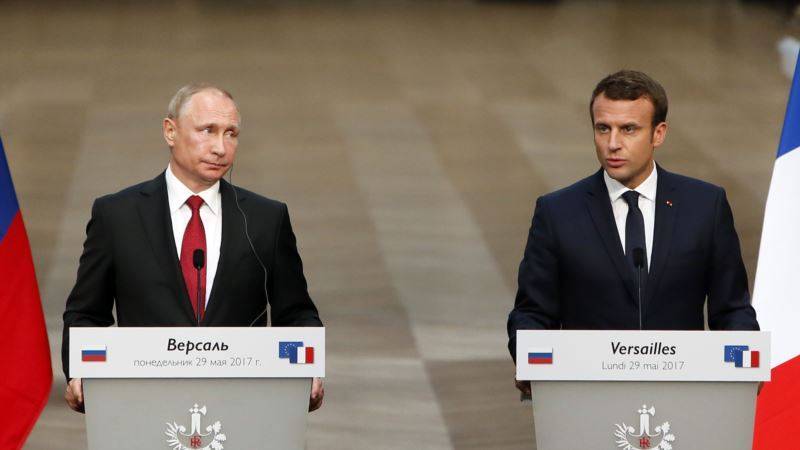 Макрон и Путин обсудят ситуацию в Украине и Ливии