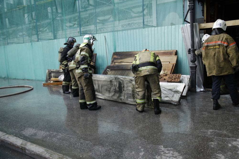 Открытое горение в музее Горького ликвидировано