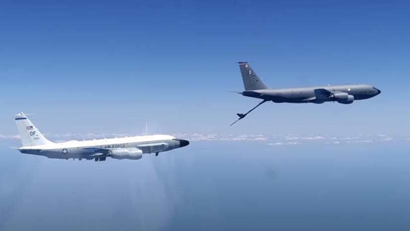 Опубликовано видео перехвата самолётов США над Чёрным морем