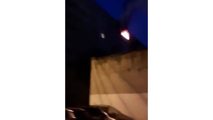 Появилось видео ночного пожара в Петербурге, унесшего жизни 4 человек