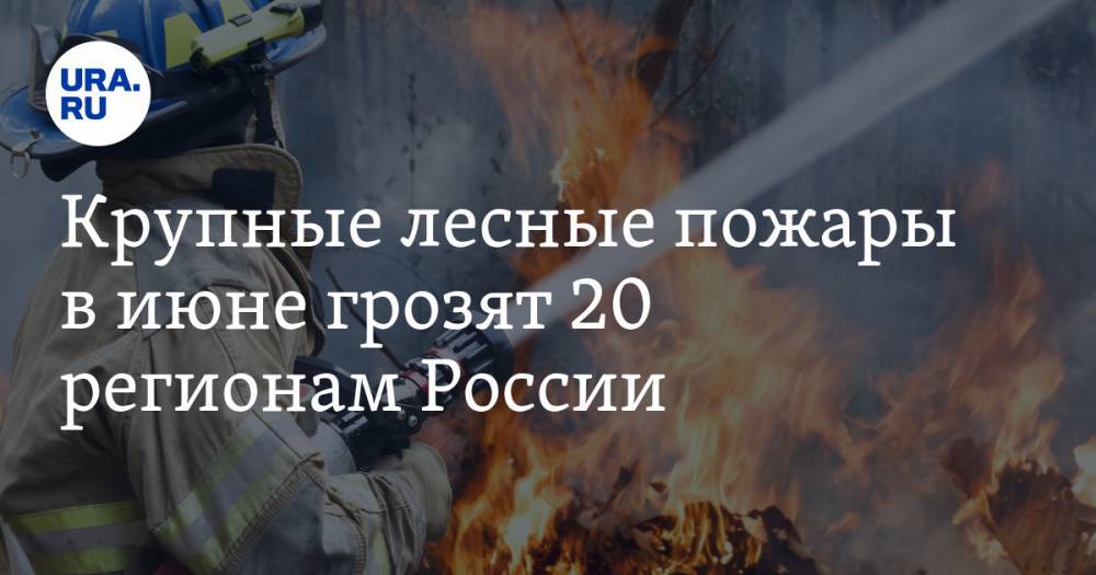 Крупные лесные пожары в июне грозят 20 регионам России. Среди них — три уральских