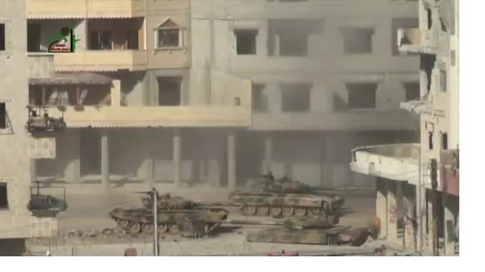 Уничтожение сирийского Т-72 в Дамаске попало на видео