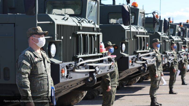 Задействованные в военном параде подразделения ЗВО прибыли в Петербург из четырех регионов РФ