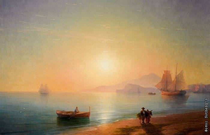 "Неаполитанский залив" Айвазовского продан на торгах Sotheby's вдвое дороже эстимейта