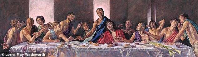 Белый расизм библейского уровня: В британском соборе появилась «Тайная вечеря» с темнокожим Христом