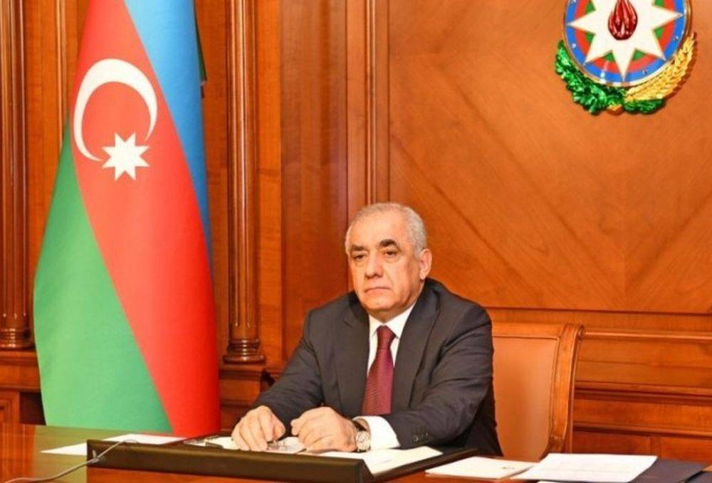 Премьер-министр Азербайджана обратится к населению по ТВ в 14.00