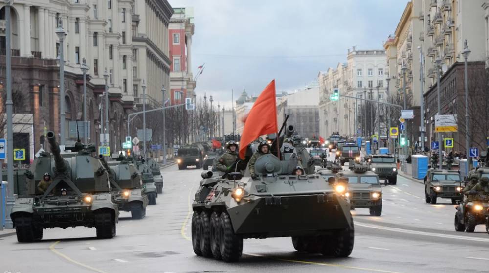 Ночная репетиция парада Победы в Москве состоится 14 июня