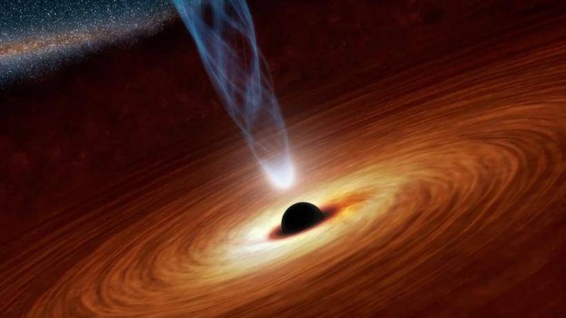 Черная дыра выпустила сверхскоростной пучок плазмы в Землю