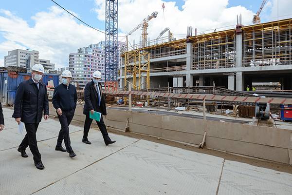 Строительство новой домашней арены "Автомобилиста" в Екатеринбурге идет по графику