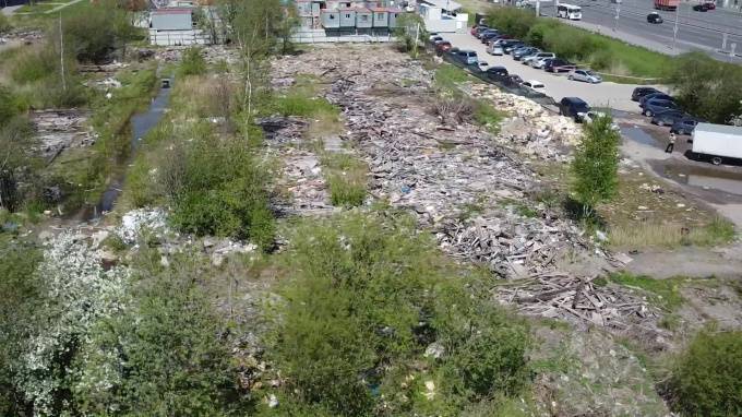 В администрации уточнили сроки начала уборки мусорной свалки в Купчино - piter.tv - р-н. Московский