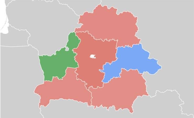 Любопытная карта. Как выглядят выборы в Беларуси глазами Google