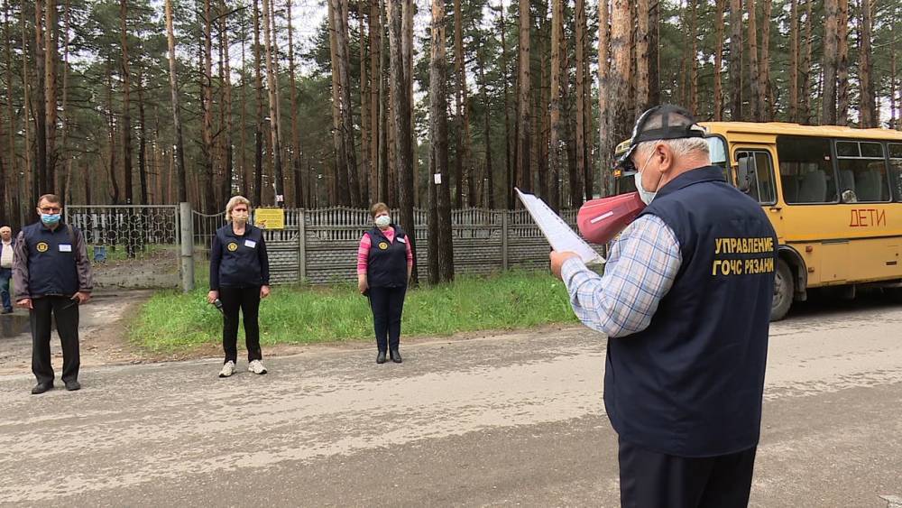 В Солотче состоялась тренировочная эвакуация детей и персонала лагеря «Сказка»