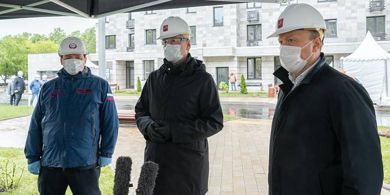 Собянин осмотрел стартовый дом программы реновации в районе Ростокино