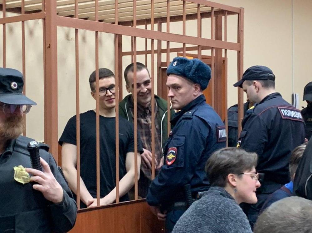 Фигурантам дела «Сети» Филинкову и Бояршинову продлили срок содержания в СИЗО до сентября
