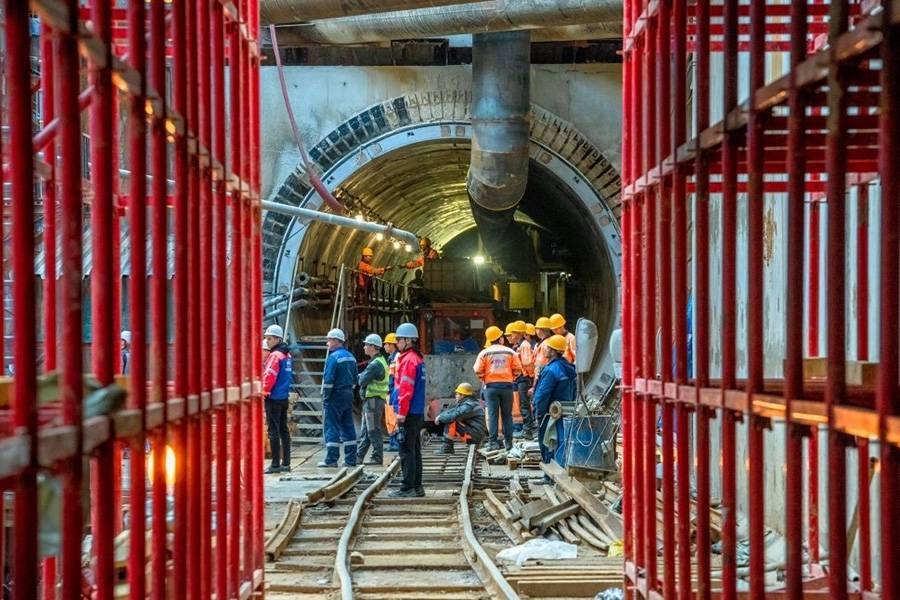 Собянин: строительная готовность БКЛ метро составляет 54%