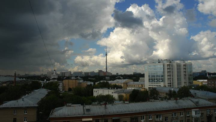 Фронт окклюзии южного циклона: на Москву опять движется ливень с грозой и ветром