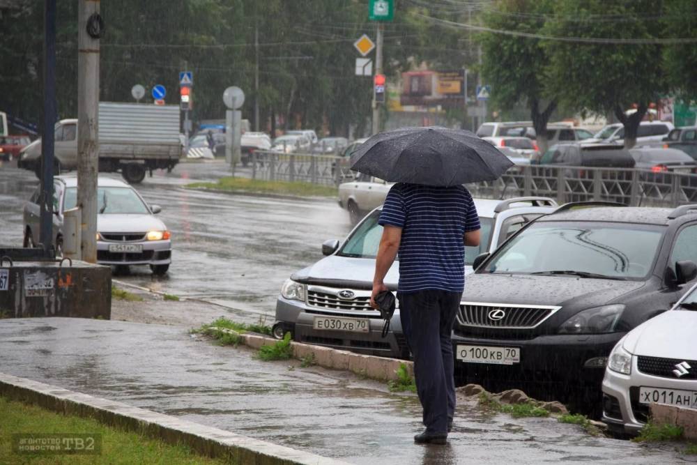 МЧС: В выходные дни в Томской области ожидаются дожди и сильный ветер