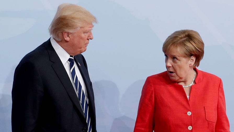 Меркель считает политический стиль Трампа неоднозначным