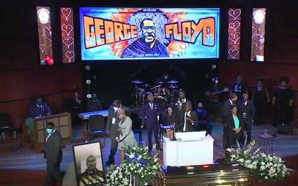 В Миннеаполисе началась церемония прощания с Джорджем Флойдом