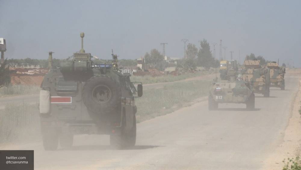 Движение колонны РФ и Турции в Сирии контролировали российские беспилотники