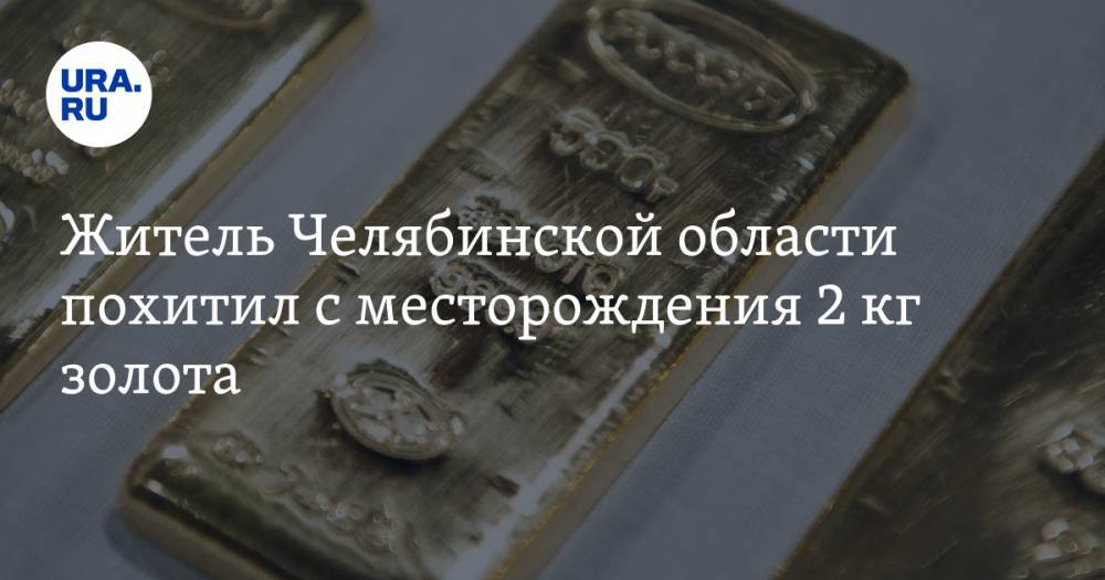 Житель Челябинской области похитил с месторождения 2 кг золота