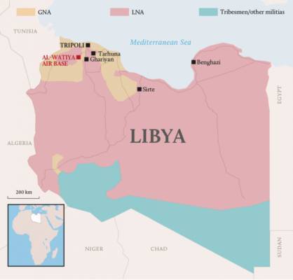 Хафтар потерял Тархуну: Ливийский маршал продолжает отступать от Триполи