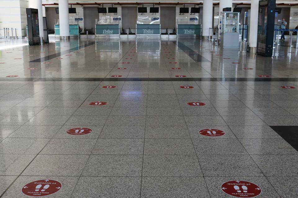 В аэропортах Грузии готовятся к возобновлению международного авиасообщения
