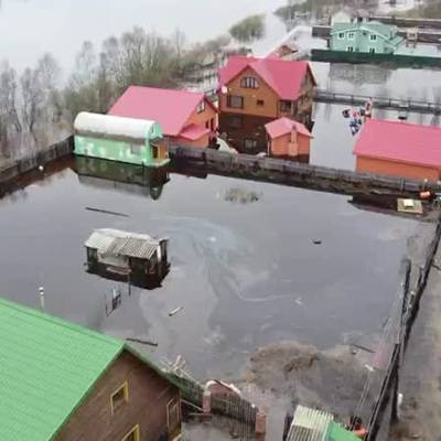 В Подмосковье за 6 дней подтоплено более 1000 приусадебных участков и 52 дачных дома