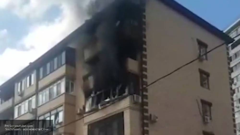 Последствия взрыва московской квартиры запечатлели на видео