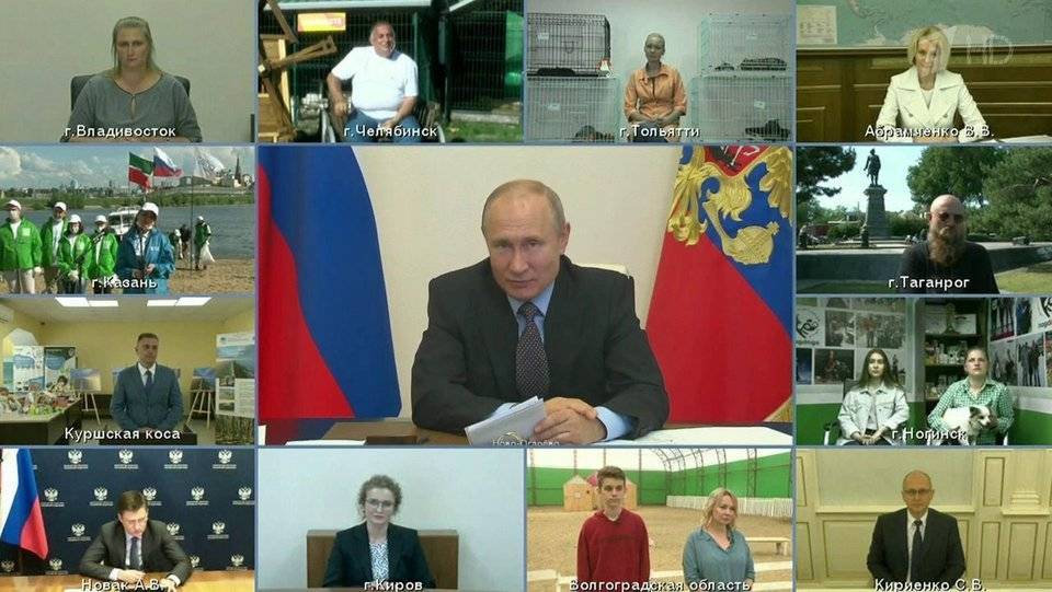 Большой разговор состоялся у Владимира Путина с волонтерами в День эколога