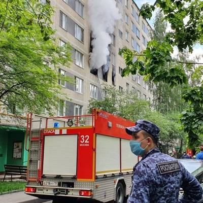 Причиной взрыва и пожара в многоэтажке в Чертанове стала пиротехника