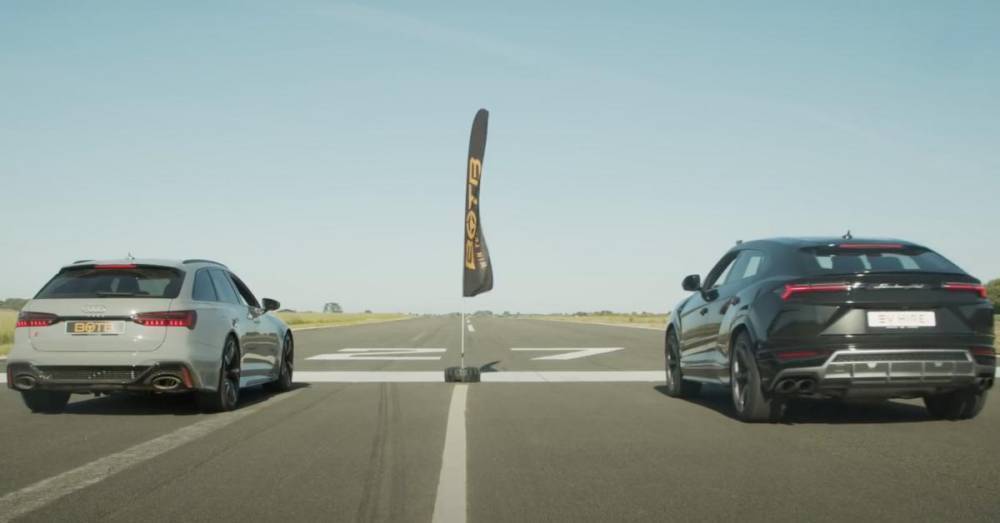 Видео: Lamborghini Urus и Audi RS6 сравнили в скорости