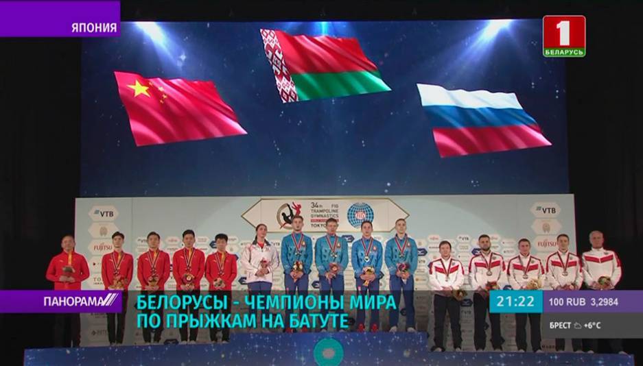 Белорусы - чемпионы мира по прыжкам на батуте - 2019