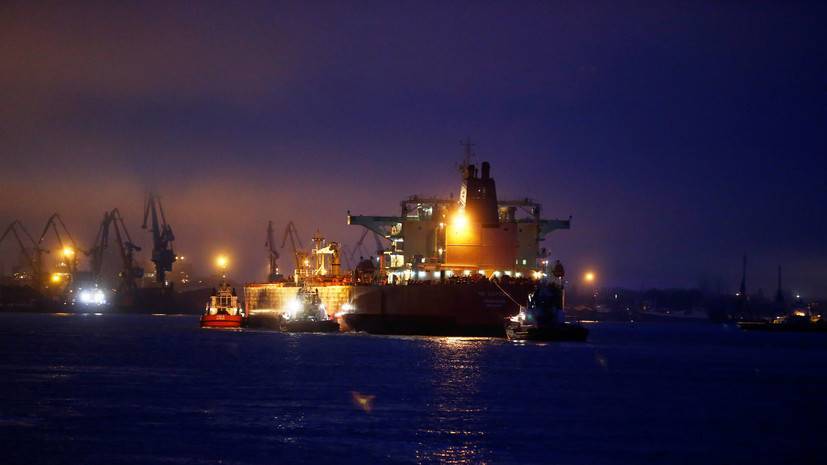 Танкер с американской нефтью для Белоруссии прибыл в порт Литвы