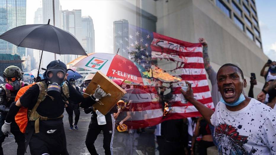Le Figaro: Китай использует протесты в США, чтобы оправдать действия в Гонконге