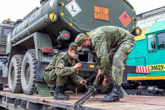 Военные железнодорожники прибыли в Мурманскую область