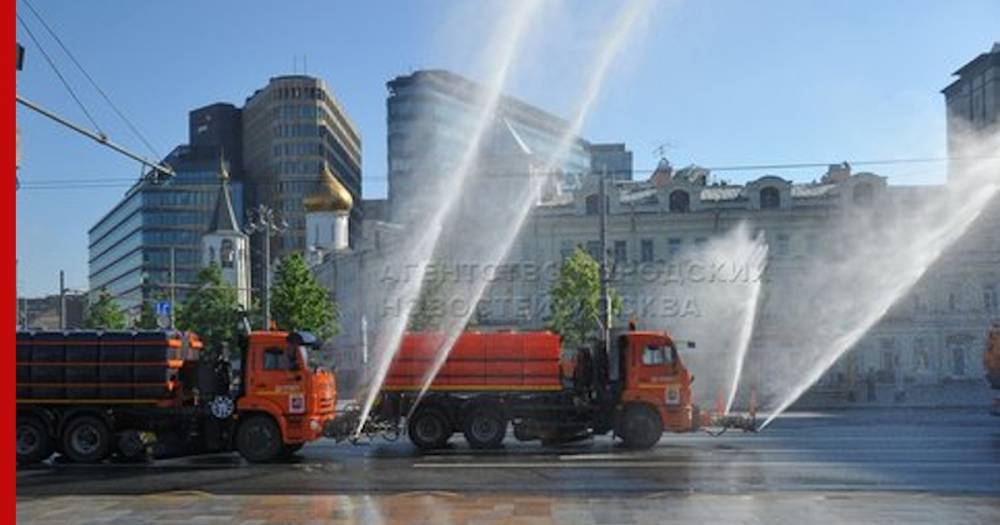 В Москве провели масштабную дезинфекцию общественных мест