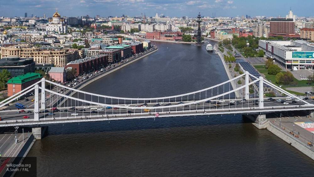 Мужчина нырнул в Москва-реку с Крымского моста и чуть не утонул