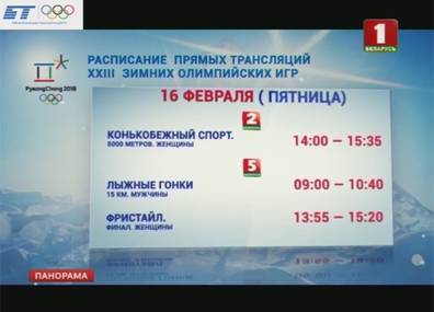 Завтра белорусские спортсмены примут участие в 5 медальных дисциплинах